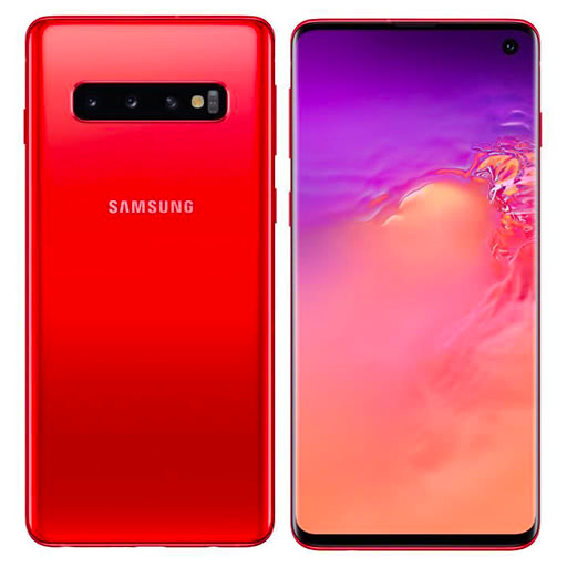 Refurbished Samsung Galaxy S10+ 128GB Cardinal Red Wholesale | Egoleap